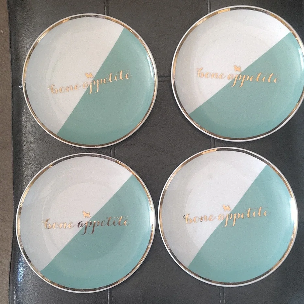 Bone Appetit Plates Set of 4